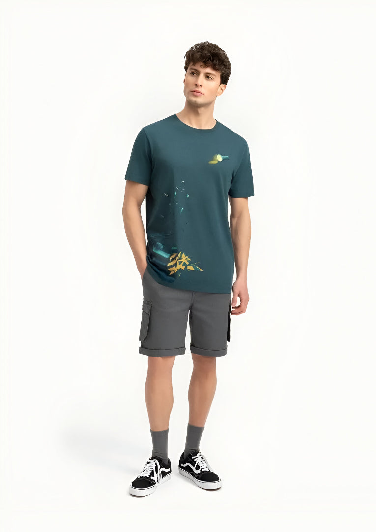 Flashlight Escape Graphic T-Shirt