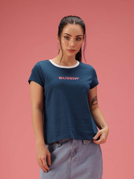 Typography Printed T-Shirt