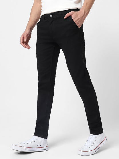 Slim Men Black Jeans