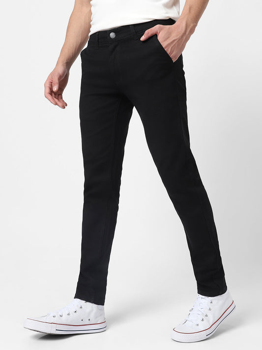 Slim Men Black Jeans