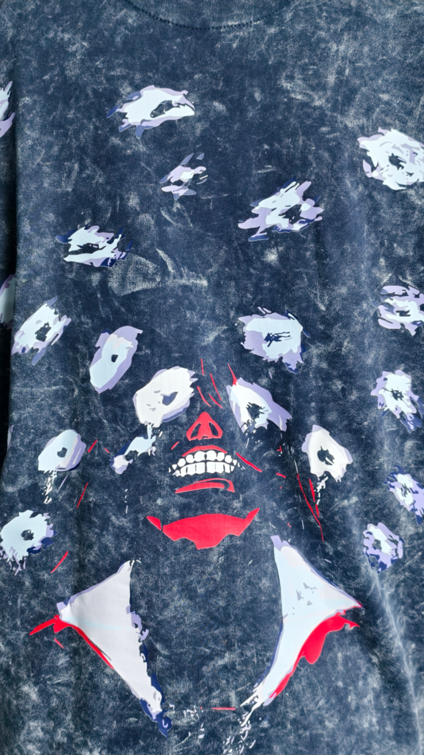 Yhwach "The Almighty" Acid Washed Oversized Tshirt