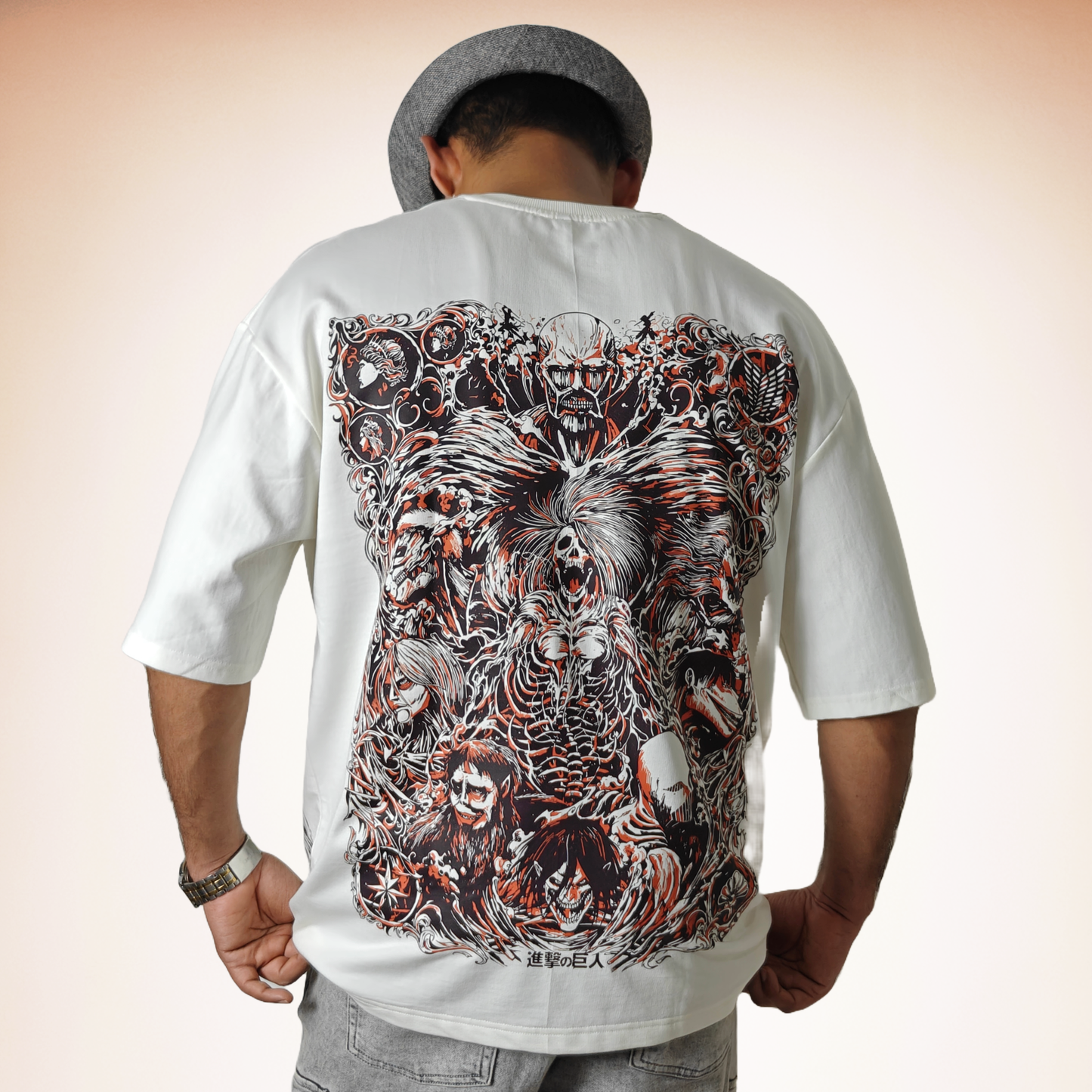 Attack On Titan "The Nine Titans" Oversized Tshirt