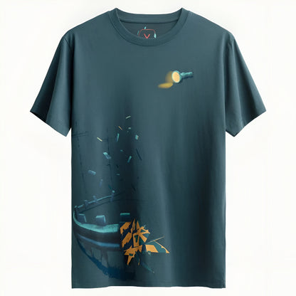 Flashlight Escape Graphic T-Shirt