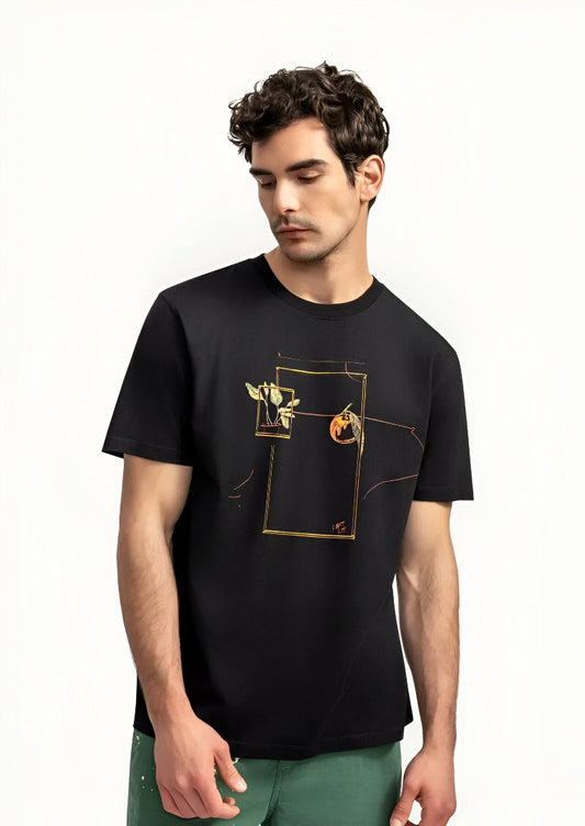 Midnight Window Graphic T-Shirt