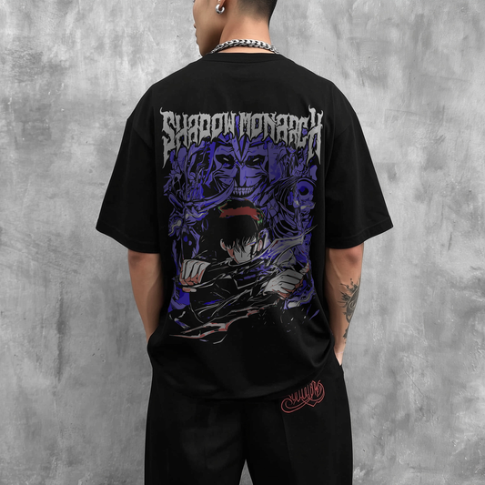 Solo Leveling "Shadow Monarch" Oversized Tshirt