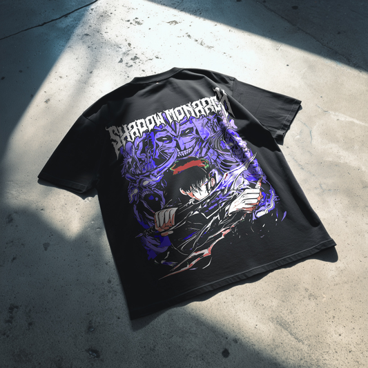 Solo Leveling "Shadow Monarch" Oversized Tshirt