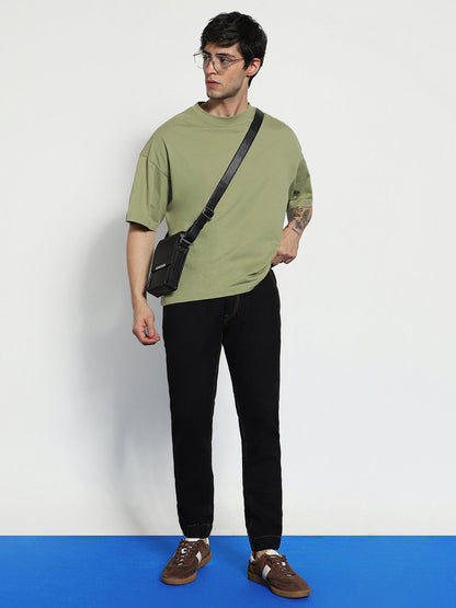 Men's Black Jogger Jeans Slim Fit Stretch