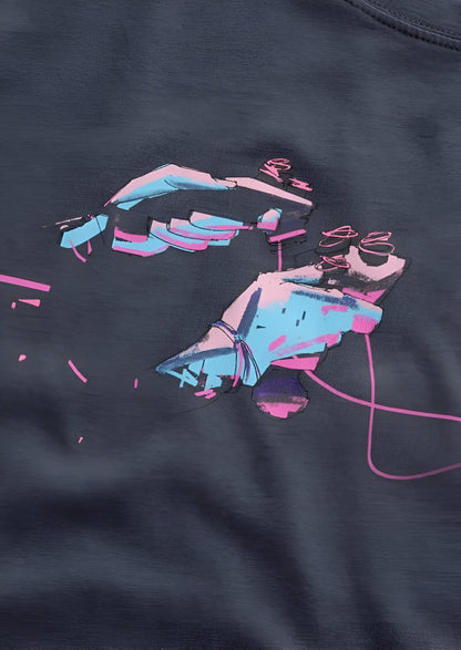 Neon Pulse Abstract T-Shirt