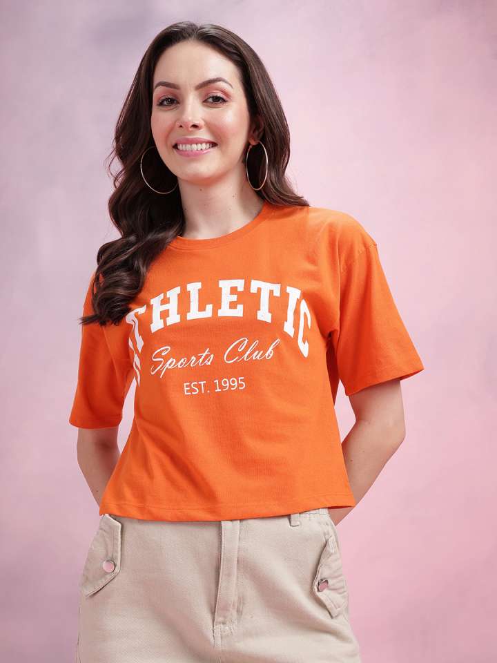 Printed Drop-Shoulder T-Shirt