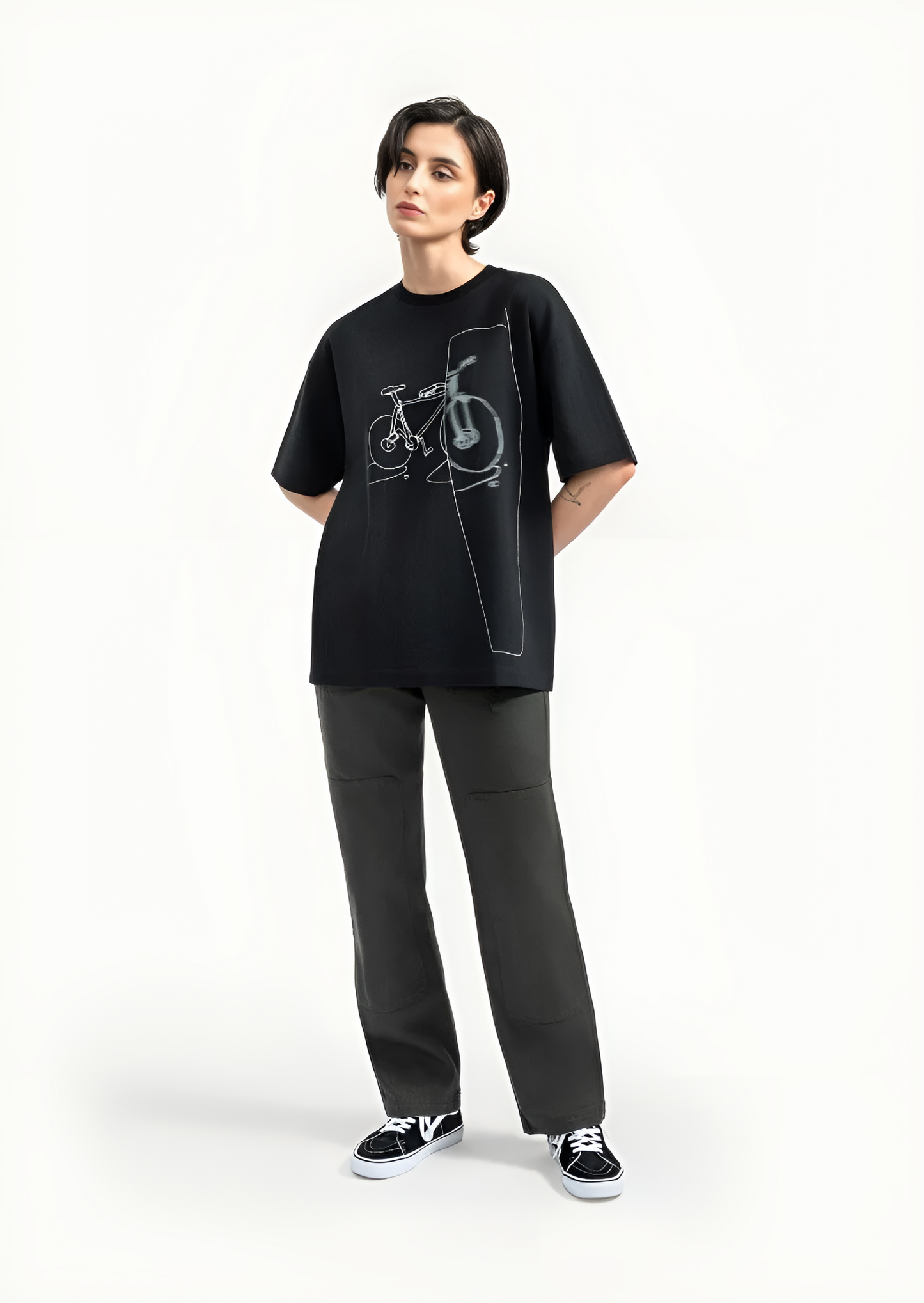 Shadow Bike Sketch T-Shirt"