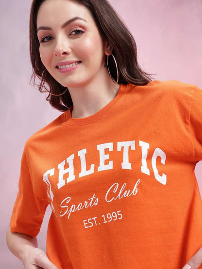 Printed Drop-Shoulder T-Shirt