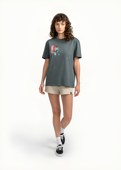 Neon Chaos Street Art T-Shirt