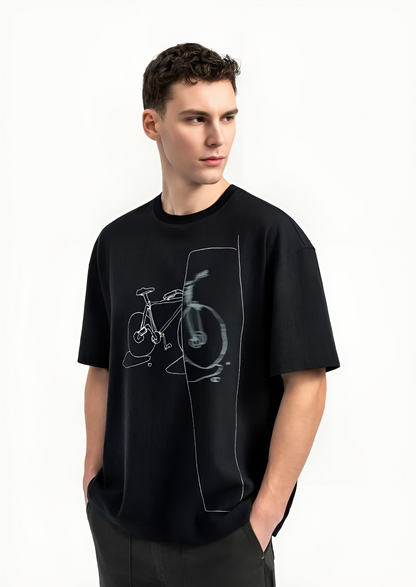 Shadow Bike Sketch T-Shirt"
