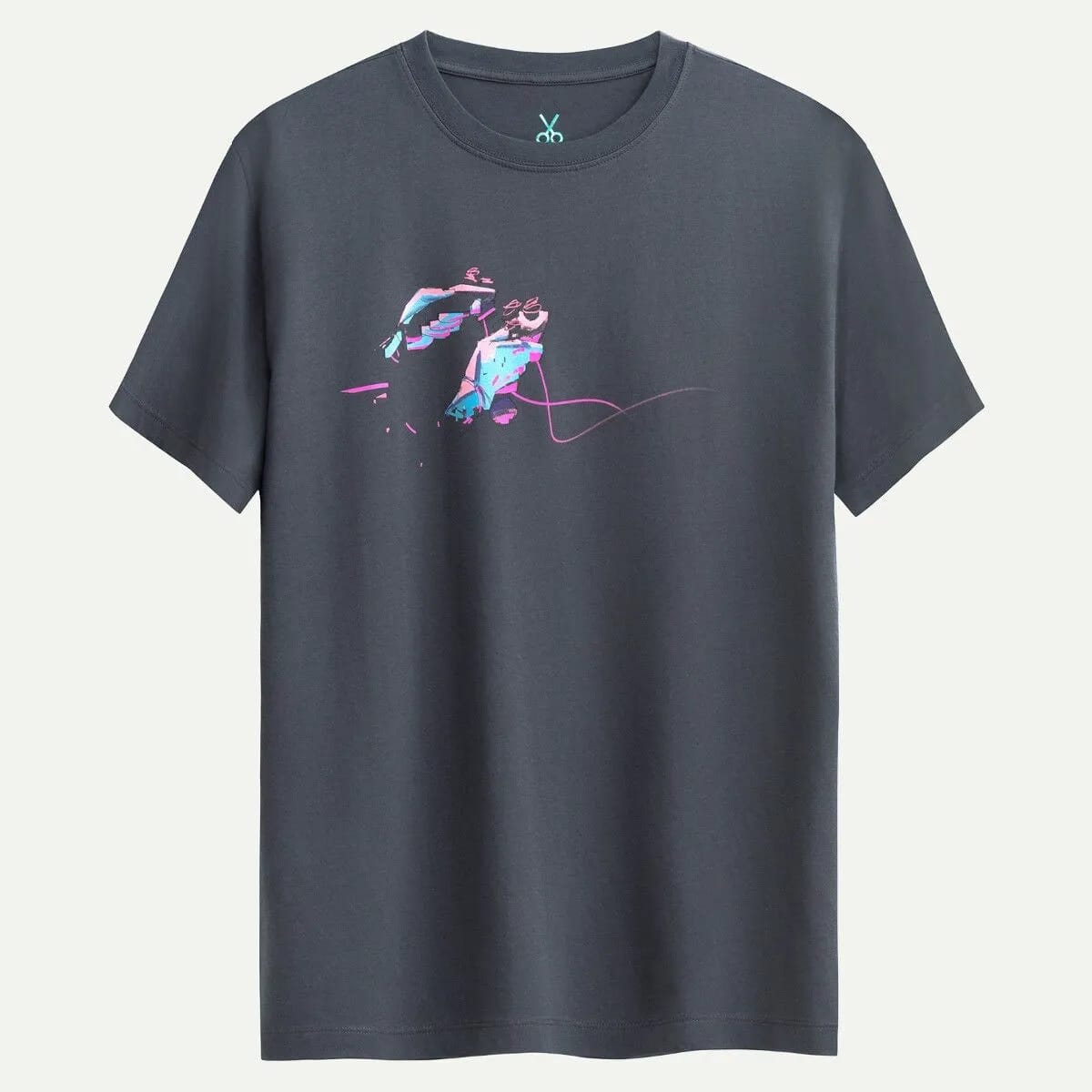 Neon Pulse Abstract T-Shirt