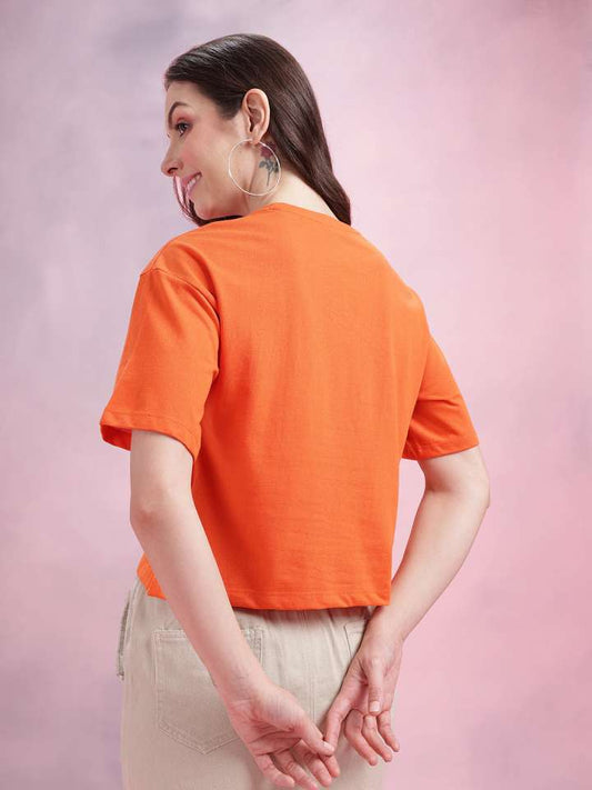 Printed Drop-Shoulder T-Shirt