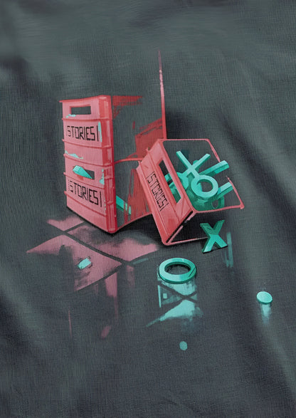 Neon Chaos Street Art T-Shirt