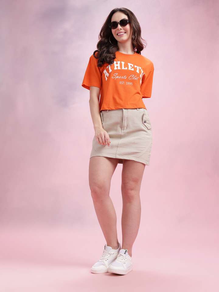 Printed Drop-Shoulder T-Shirt