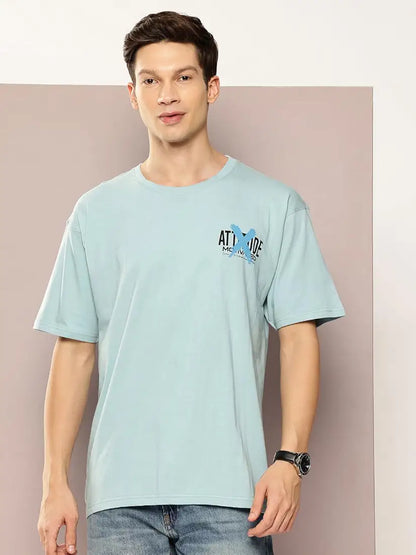 Aqua Oversized T-Shirt