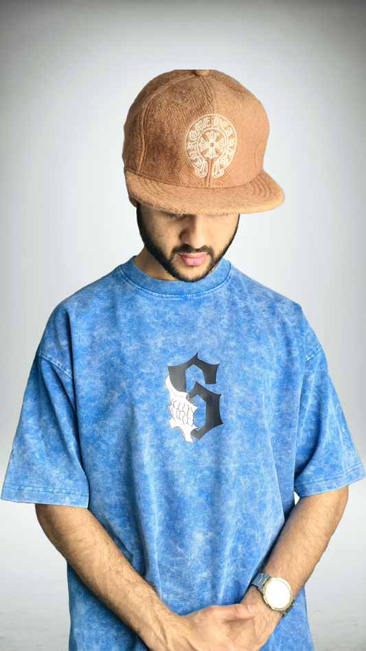 Grimmjow Jaegerjaquez "The King" Acid Washed Oversized Tshirt